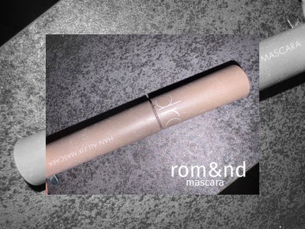 ハンオールフィックスマスカラ/rom&nd/マスカラを使ったクチコミ(1枚目)