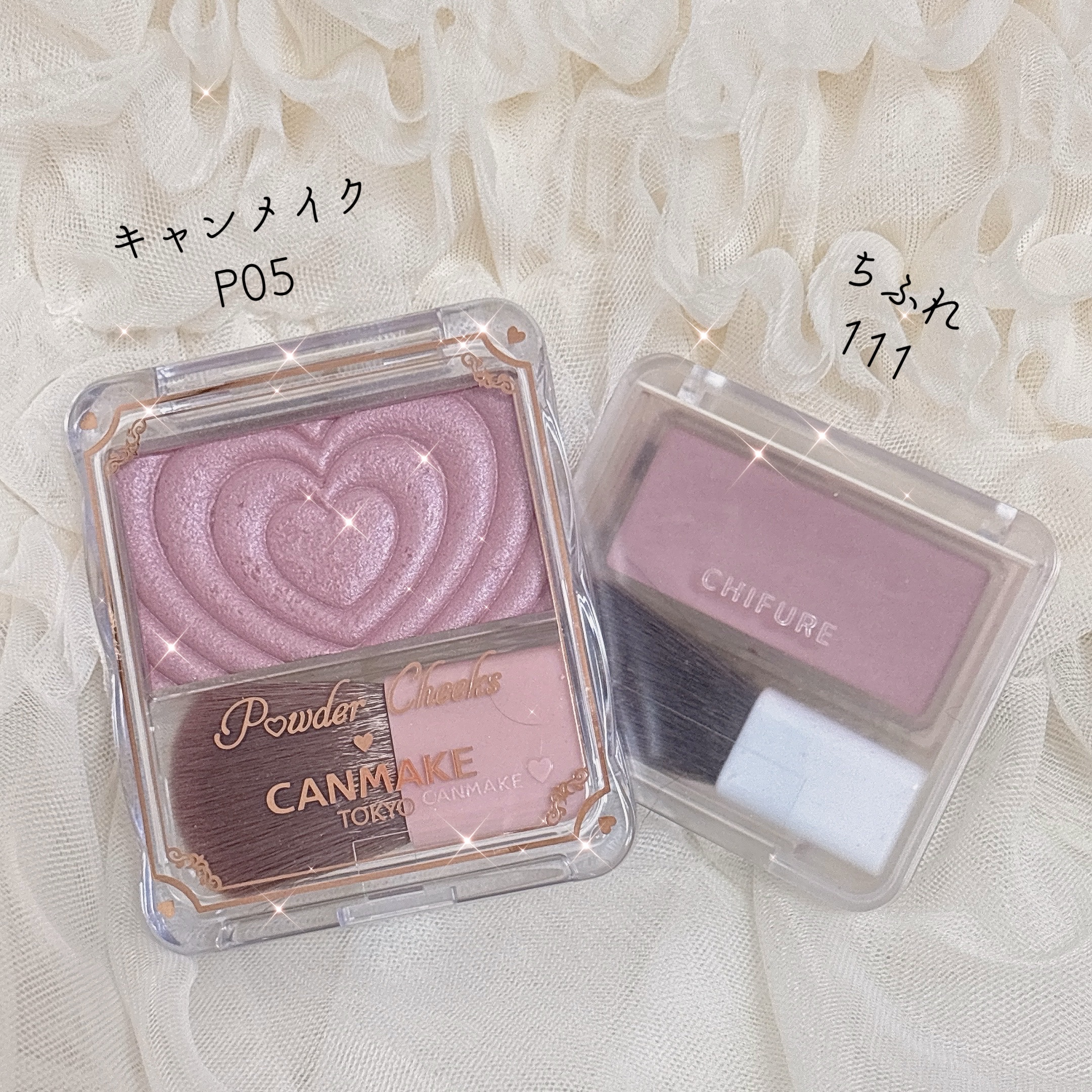 パウダー チーク/ちふれ/パウダーチークを使ったクチコミ（3枚目）