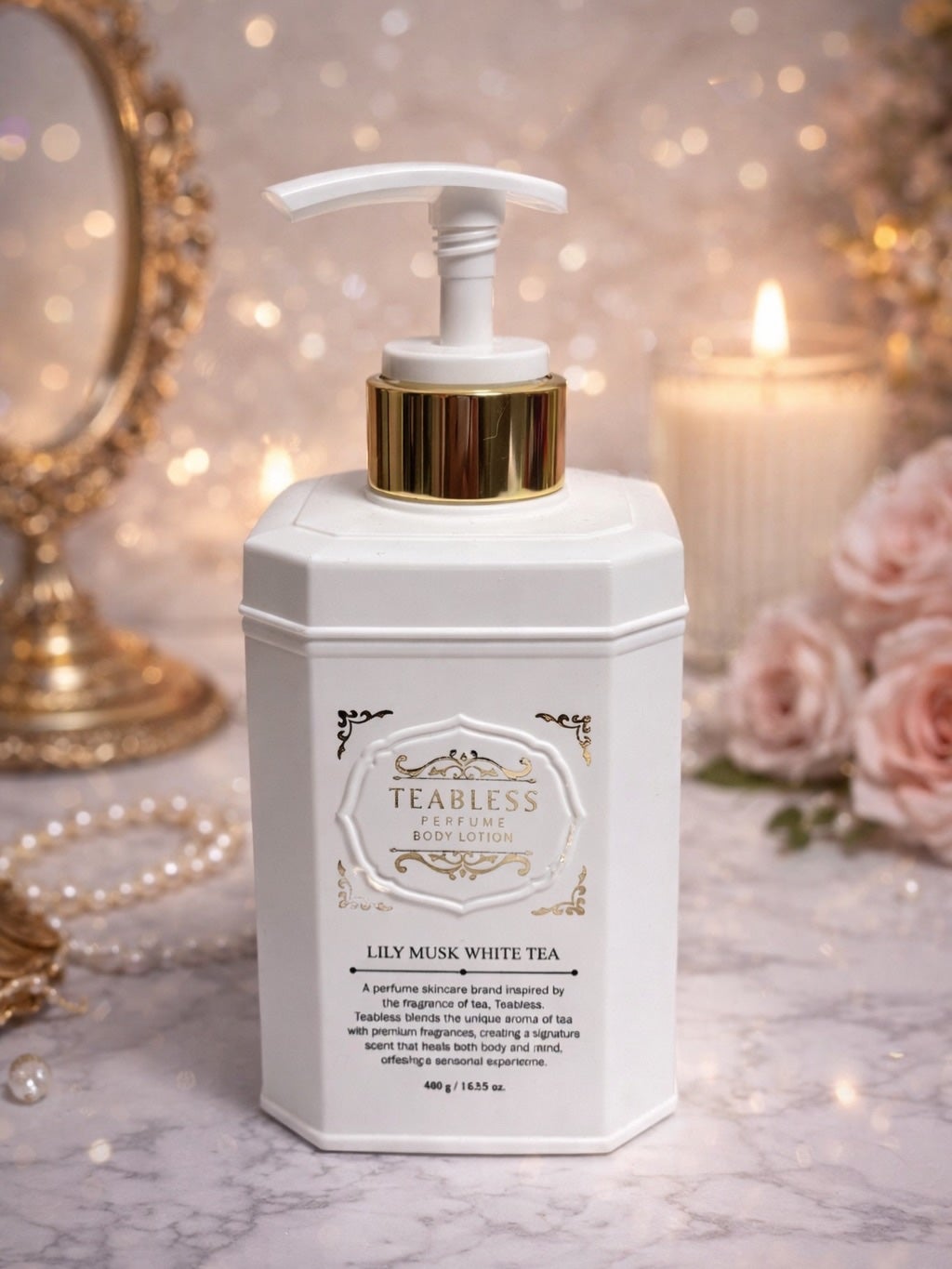 パフュームボディローション リリィムスクホワイトティー/TEABLESS/ボディローションを使ったクチコミ(1枚目)
