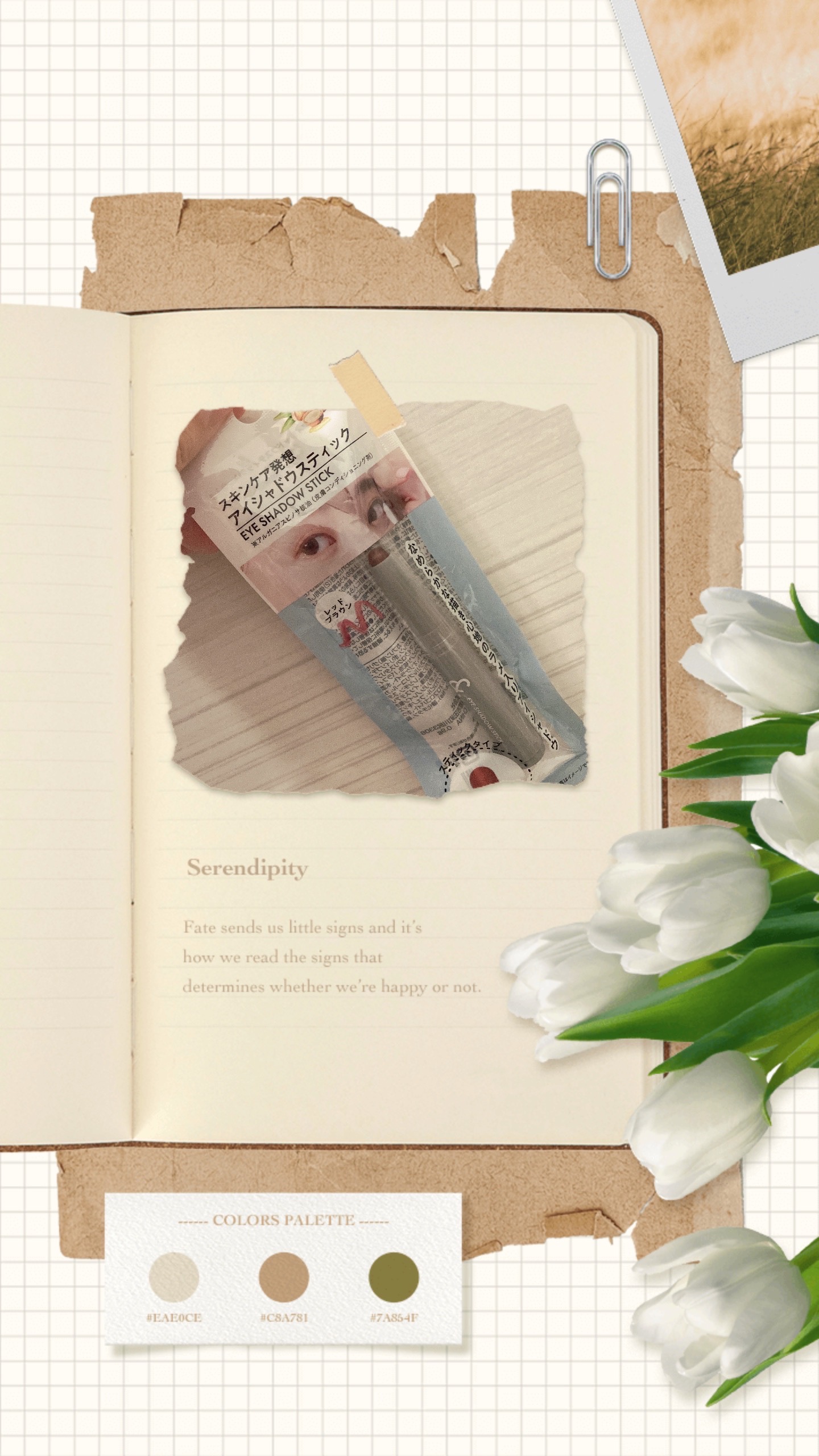 &.アイシャドウスティック レッドブラウン/DAISO/スティックアイシャドウを使ったクチコミ（1枚目）