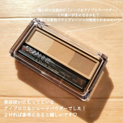 アイブロウ&シェードパウダー/CEZANNE/パウダーアイブロウを使ったクチコミ(6枚目)