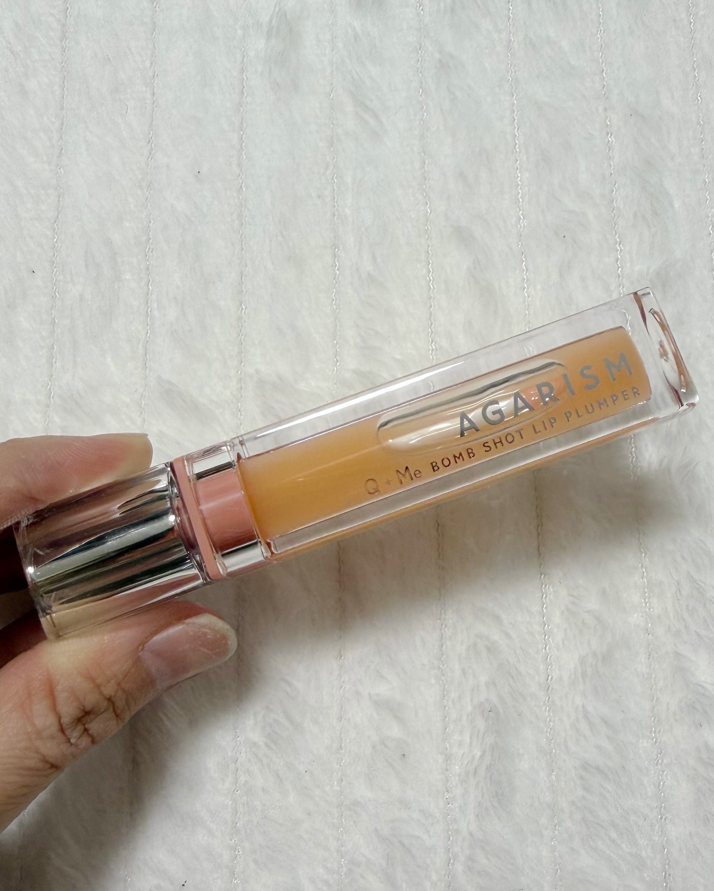 キューミ―ボムショットリッププランパー/AGARISM/リッププランパーを使ったクチコミ（2枚目）