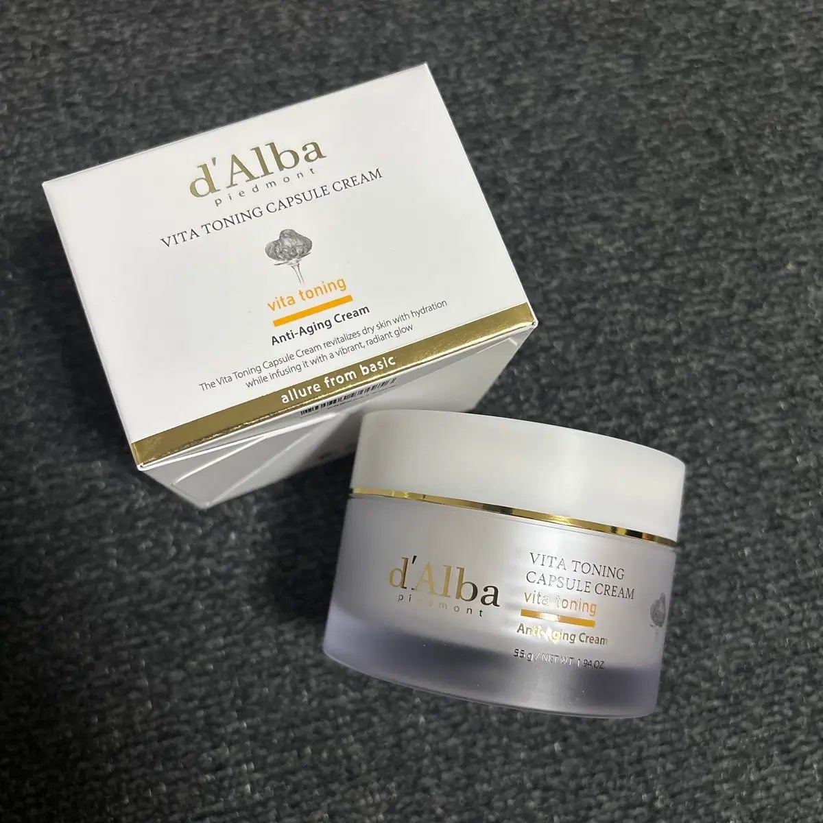 ビタトーニングカプセルクリーム/ダルバ/フェイスクリームを使ったクチコミ(4枚目)