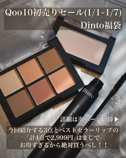 ブラーフィニシュシャドウパレット/Dinto/アイシャドウパレットを使ったクチコミ(2枚目)