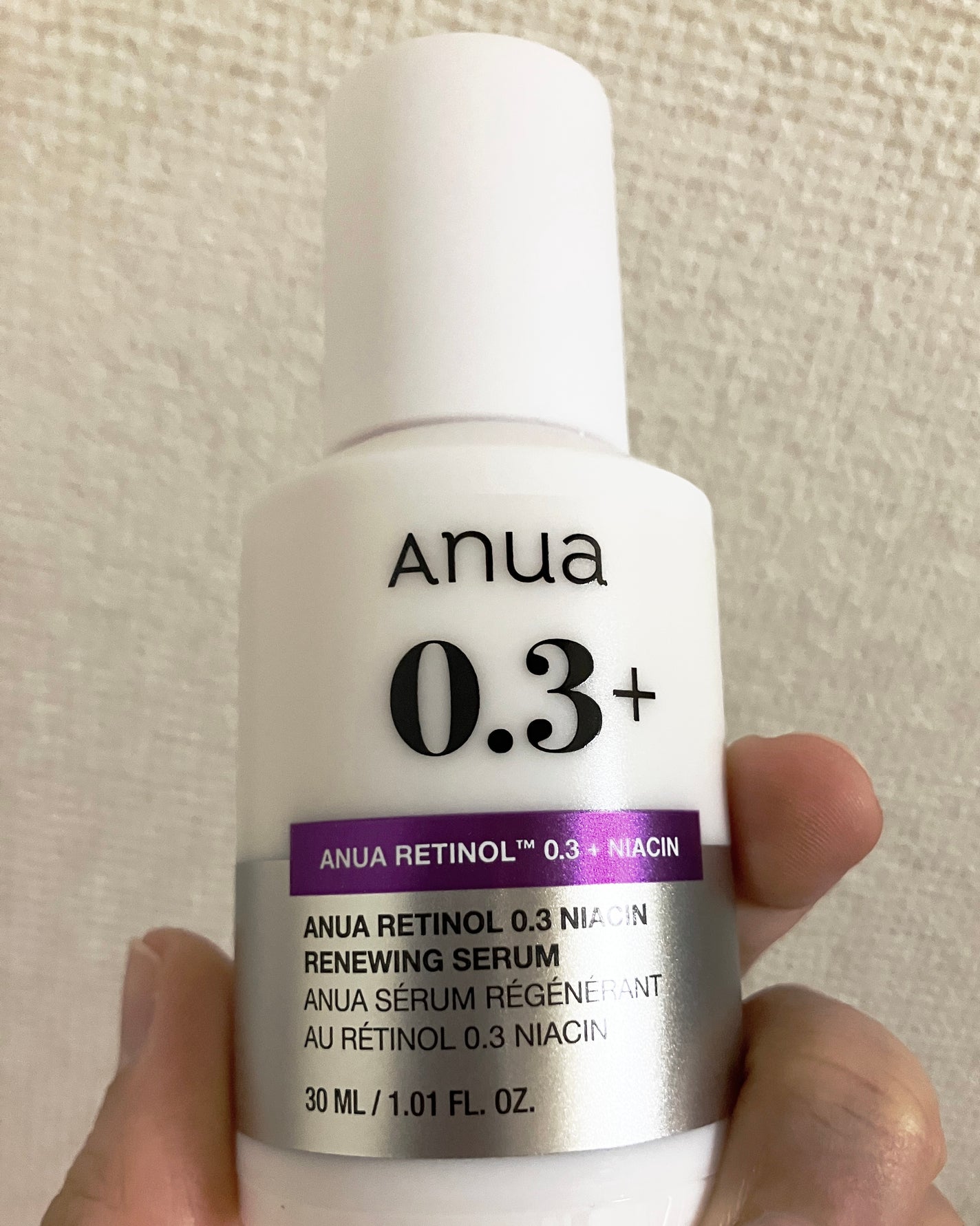レチノール0.3 ナイアシンリニューイングセラム/Anua/美容液を使ったクチコミ(1枚目)