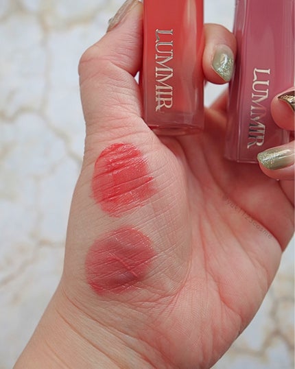 ワンコート グロウ リップティント/Lummir/リップティントを使ったクチコミ(2枚目)