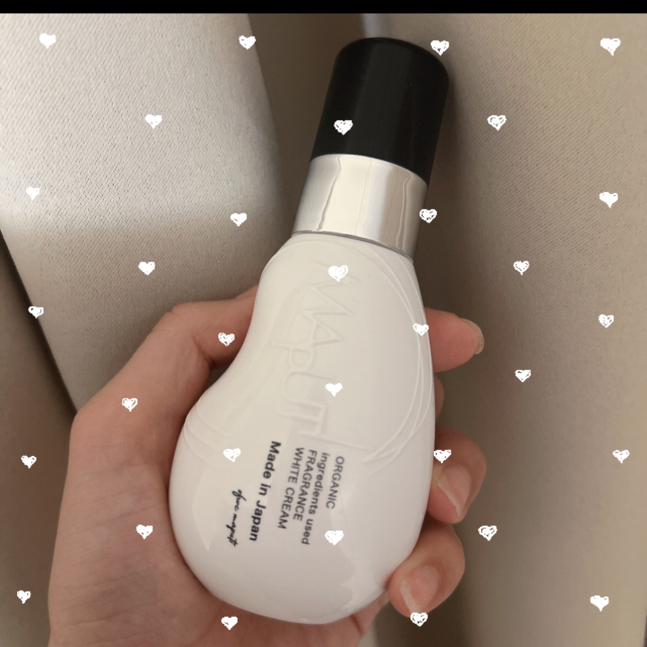 オーガニックフレグランスホワイトクリーム/MAPUTI/デリケートゾーンケアを使ったクチコミ（1枚目）