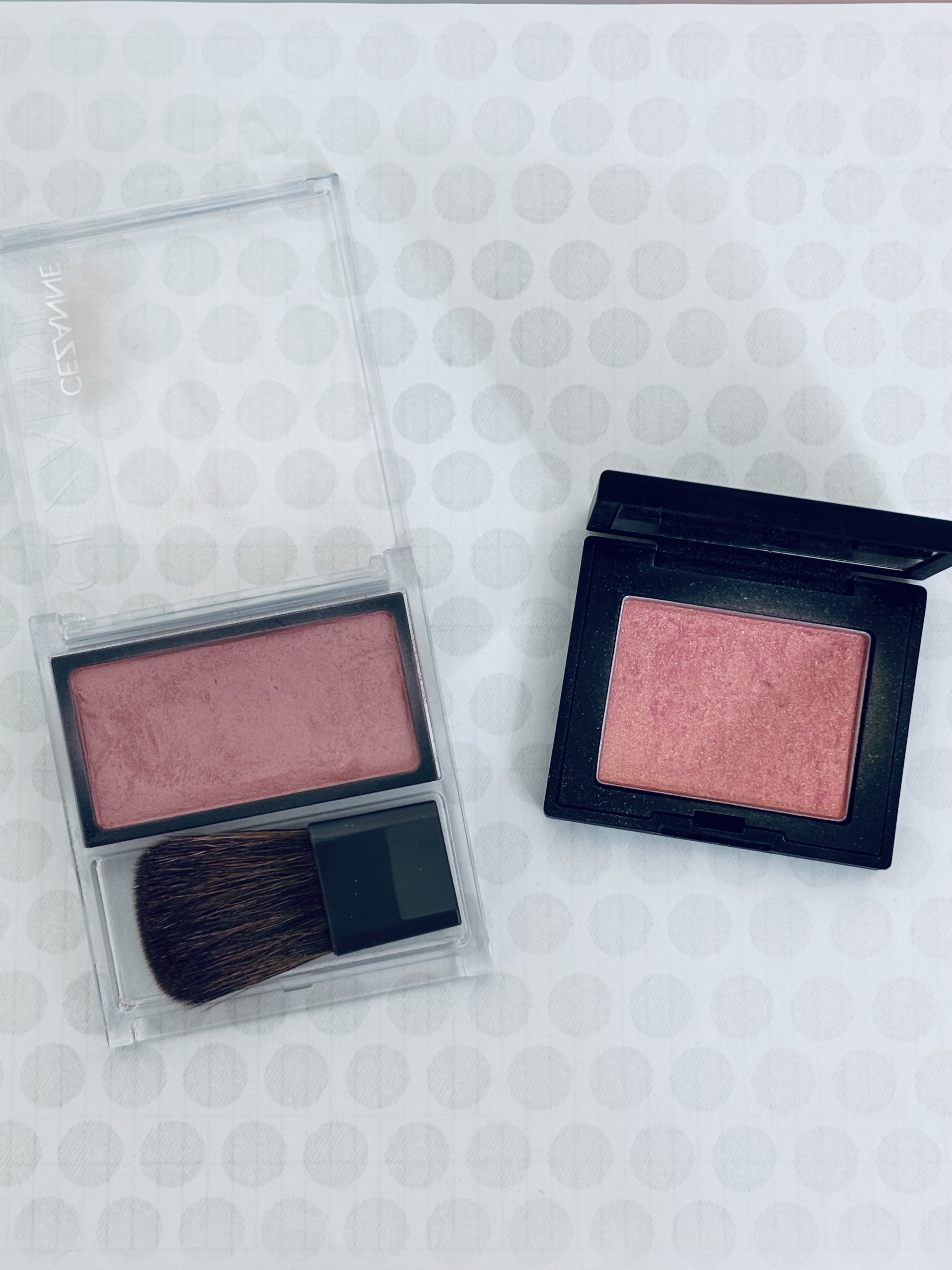 チークブラッシュ/CEZANNE/パウダーチークを使ったクチコミ（2枚目）