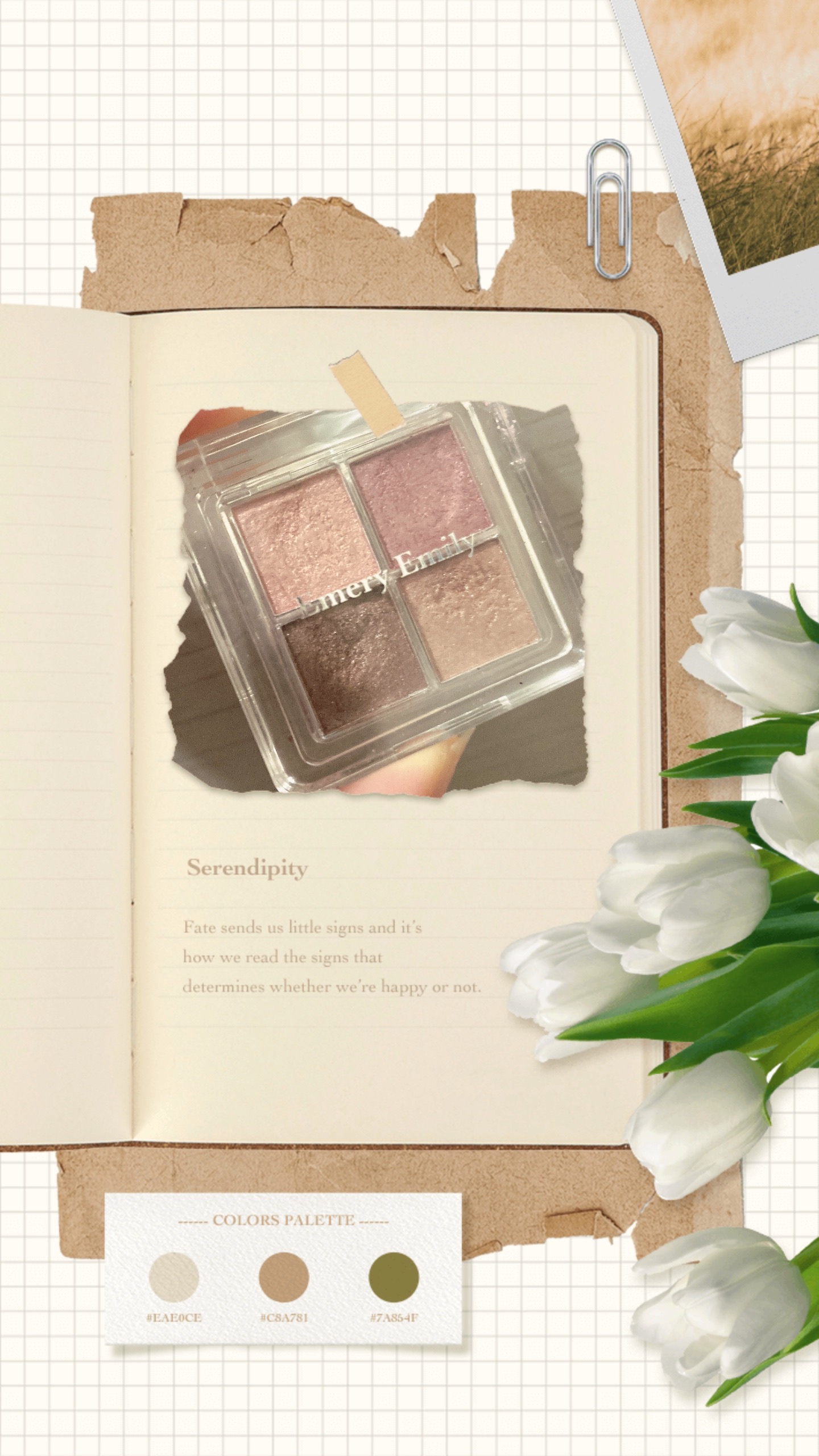 4カラー ミニアイパレット/Emery Emily/アイシャドウパレットを使ったクチコミ（1枚目）