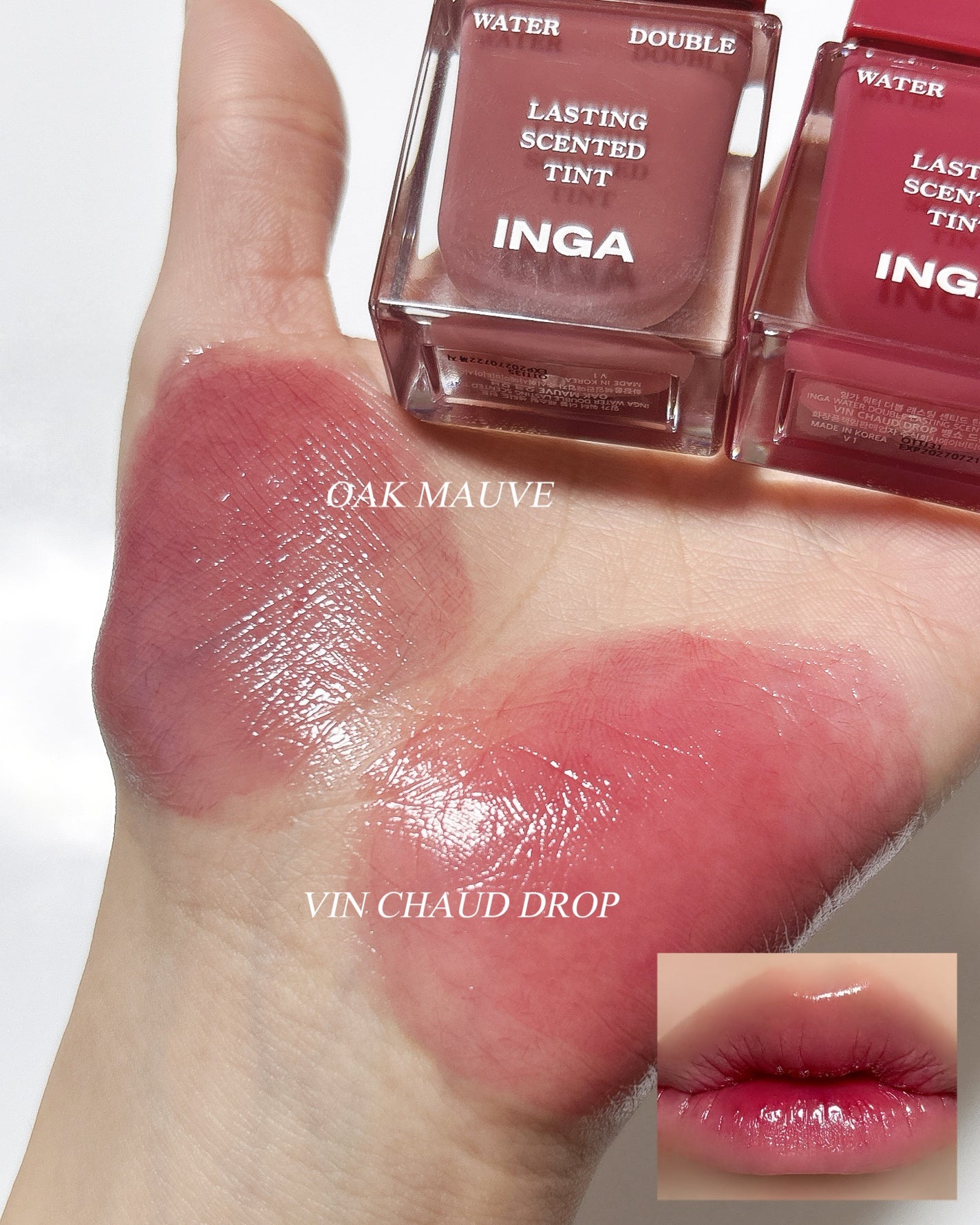 ウォーターダブルラスティングセンティッドティント/INGA/リップティントを使ったクチコミ(3枚目)