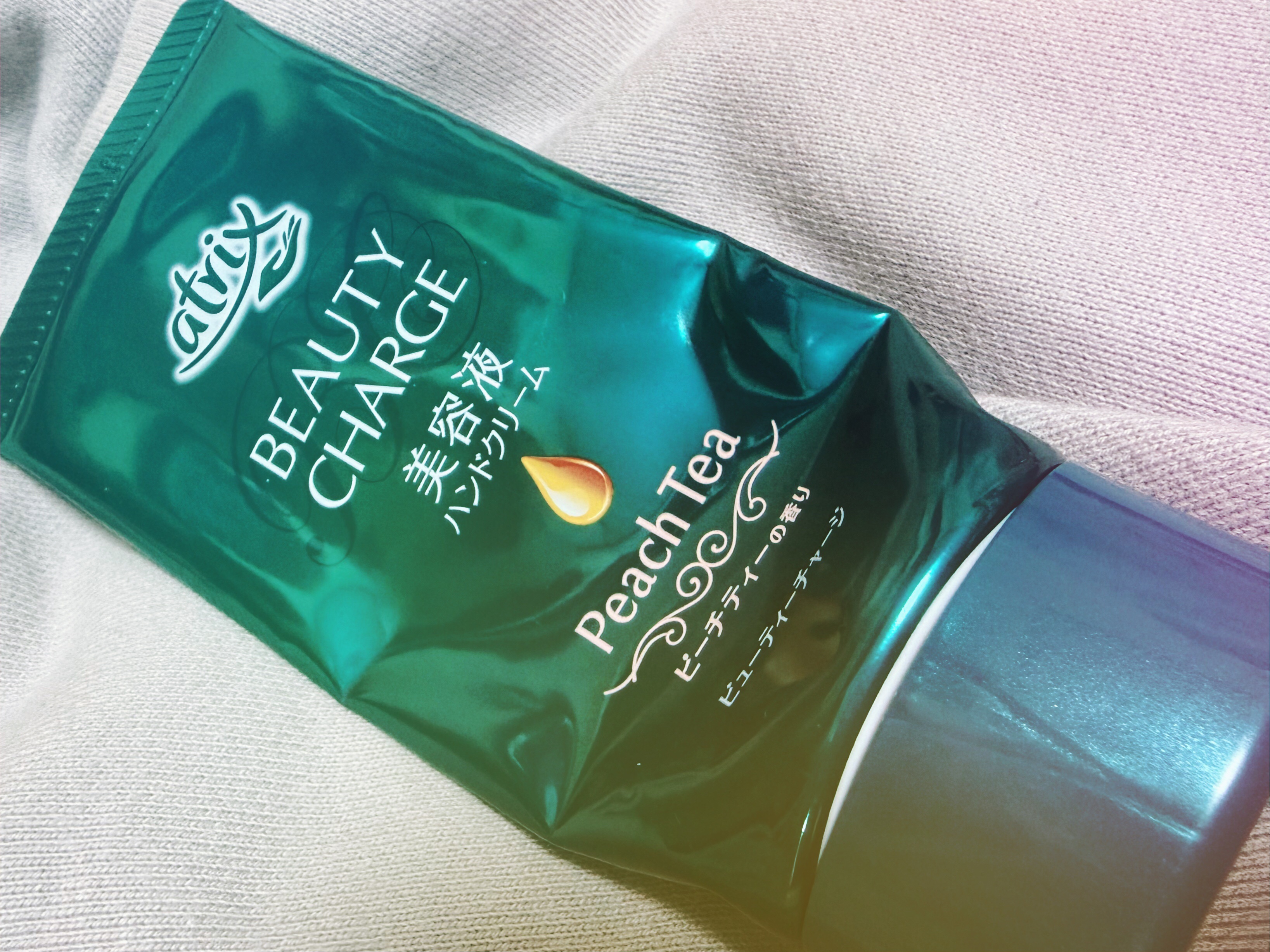 ビューティーチャージ ピーチティーの香り/アトリックス/ハンドクリームを使ったクチコミ（1枚目）