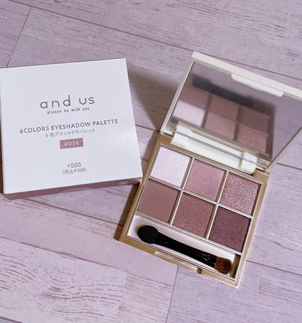 6色アイシャドウパレット/and us/アイシャドウパレットを使ったクチコミ(1枚目)