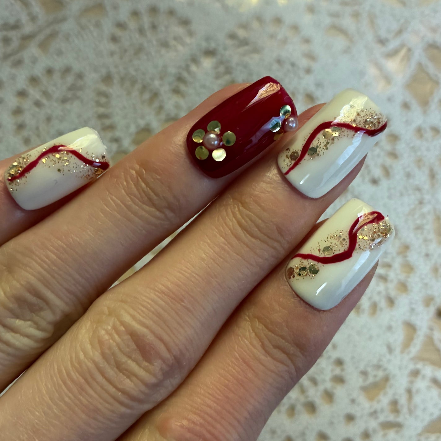 ジェルネイル(ライト対応)/セリア/ジェルネイルを使ったクチコミ(4枚目)