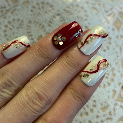 ジェルネイル(ライト対応)/セリア/ジェルネイルを使ったクチコミ(4枚目)