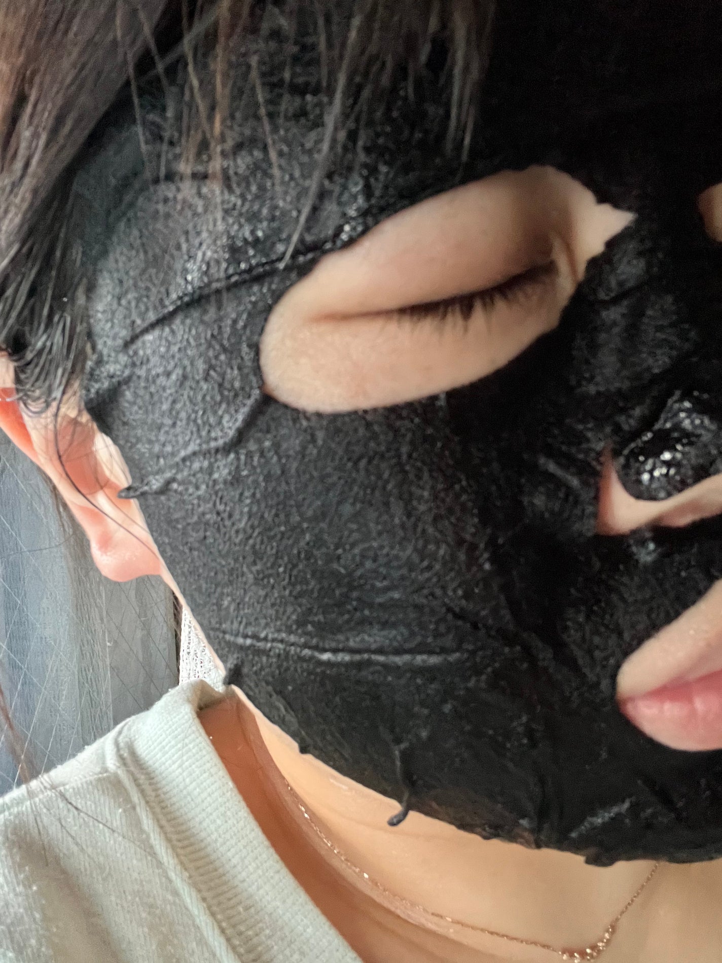 ジェイジュン ブラック水光マスク/JAYJUN/シートマスク・パックを使ったクチコミ(5枚目)