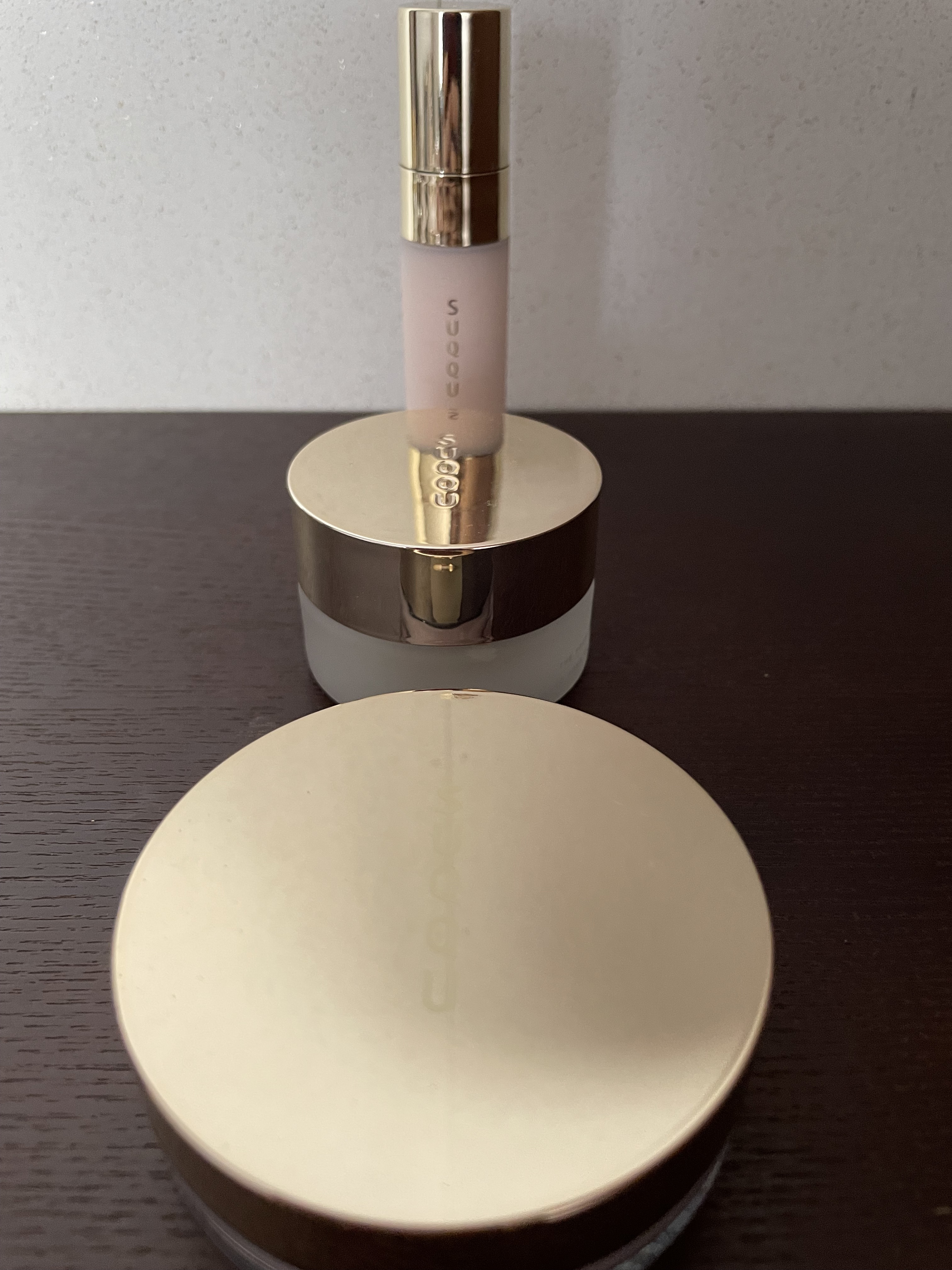 今日はこれを使いました。
SUQQU三兄弟。