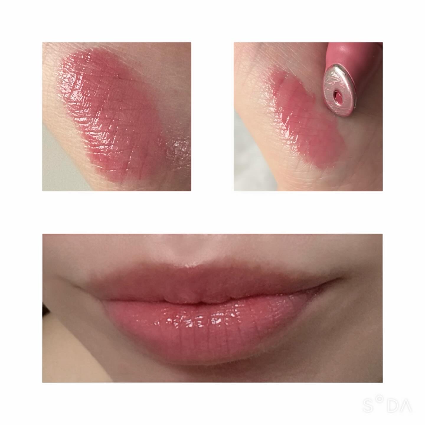 リッププレッションメタルセラムグロス/JUNG SAEM MOOL/リップグロスを使ったクチコミ（3枚目）