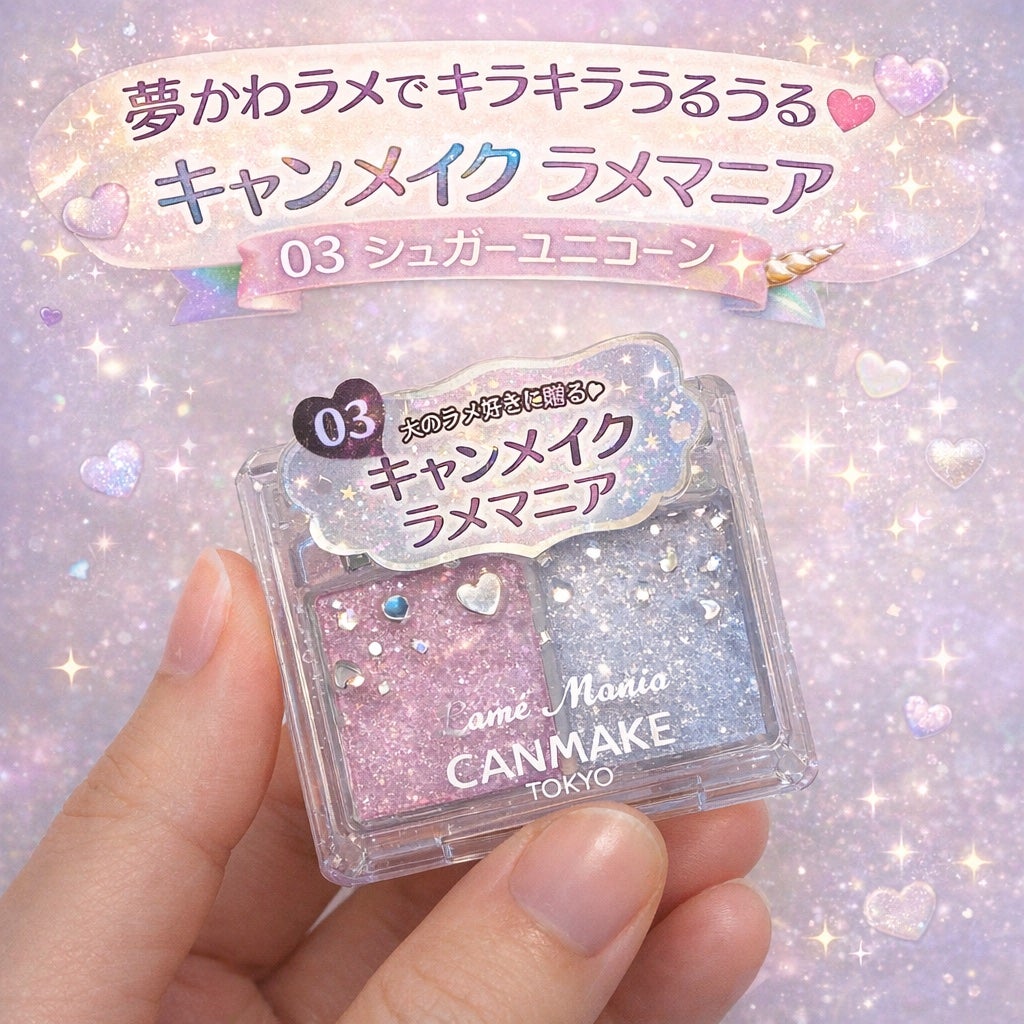 ラメマニア/キャンメイク/アイシャドウを使ったクチコミ(1枚目)