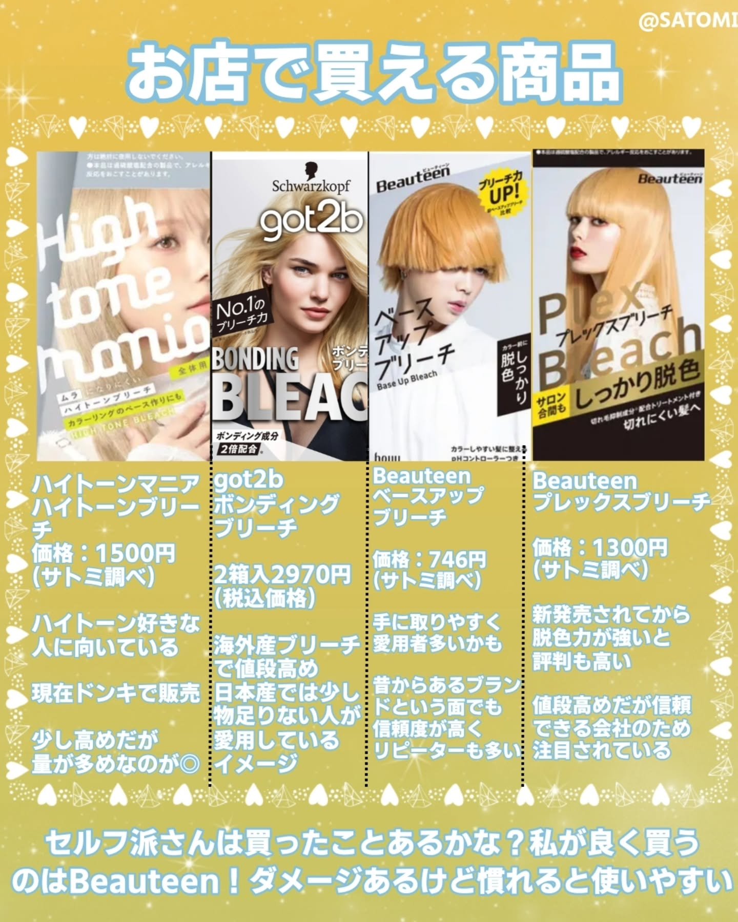 ボンディング・ブリーチ/got2b/ブリーチ剤を使ったクチコミ（2枚目）