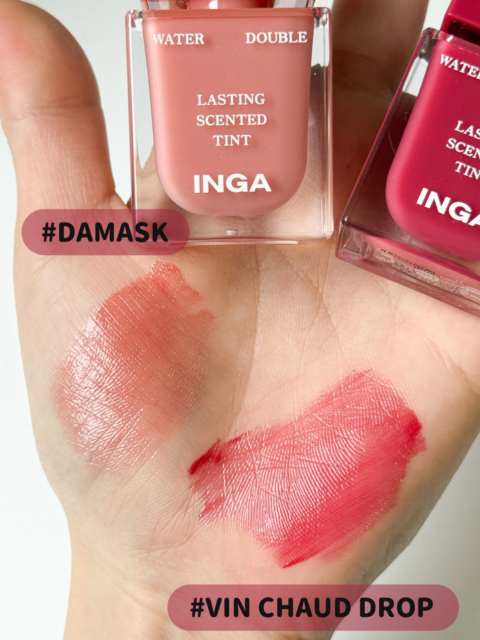 ウォーターダブルラスティングセンティッドティント/INGA/リップティントを使ったクチコミ（3枚目）