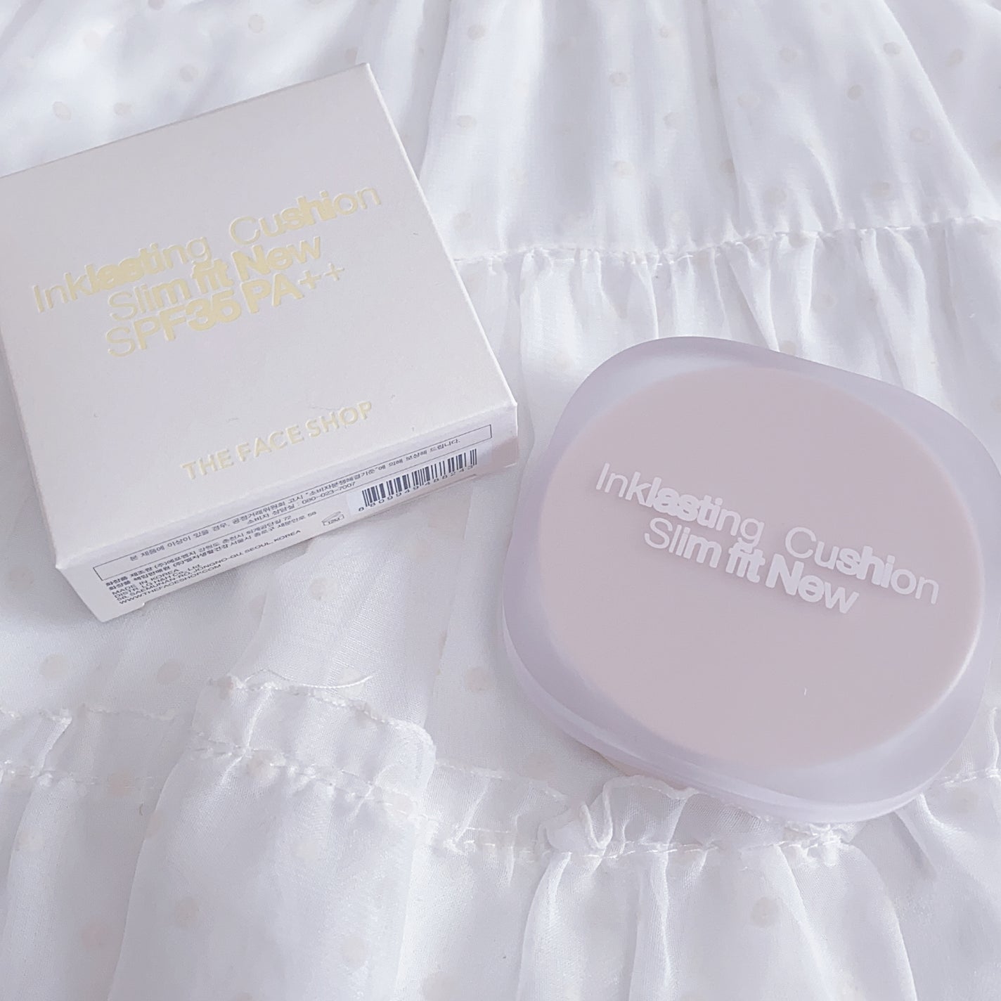 インクラスティングクッションファンデーション/THE FACE SHOP/クッションファンデーションを使ったクチコミ(5枚目)