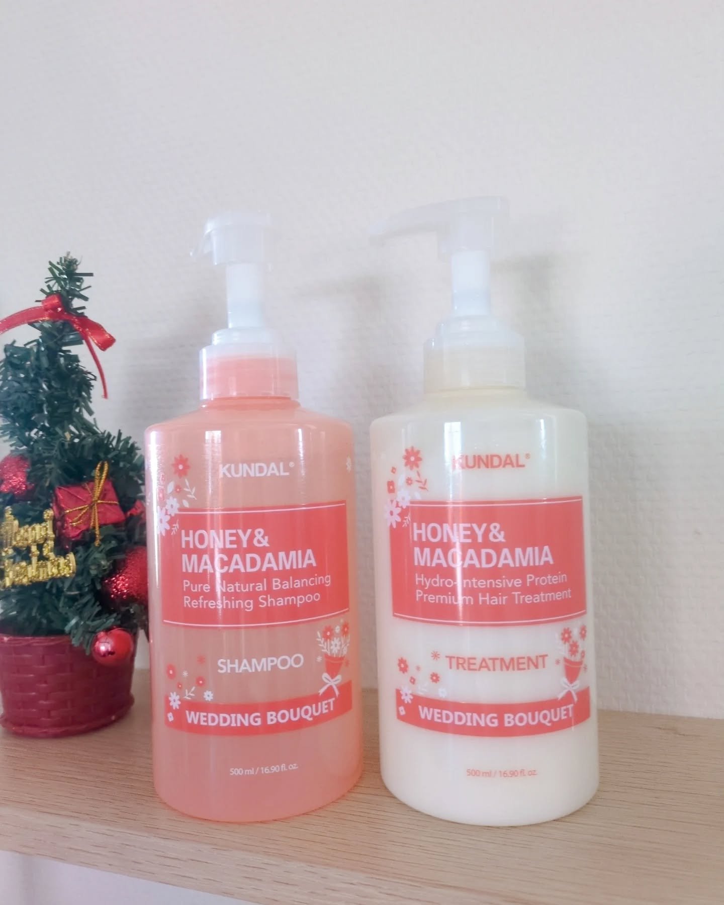 ハニー＆マカデミア シャンプー＆トリートメント『ウェディングブーケの香り』/KUNDAL/市販シャンプーを使ったクチコミ（2枚目）