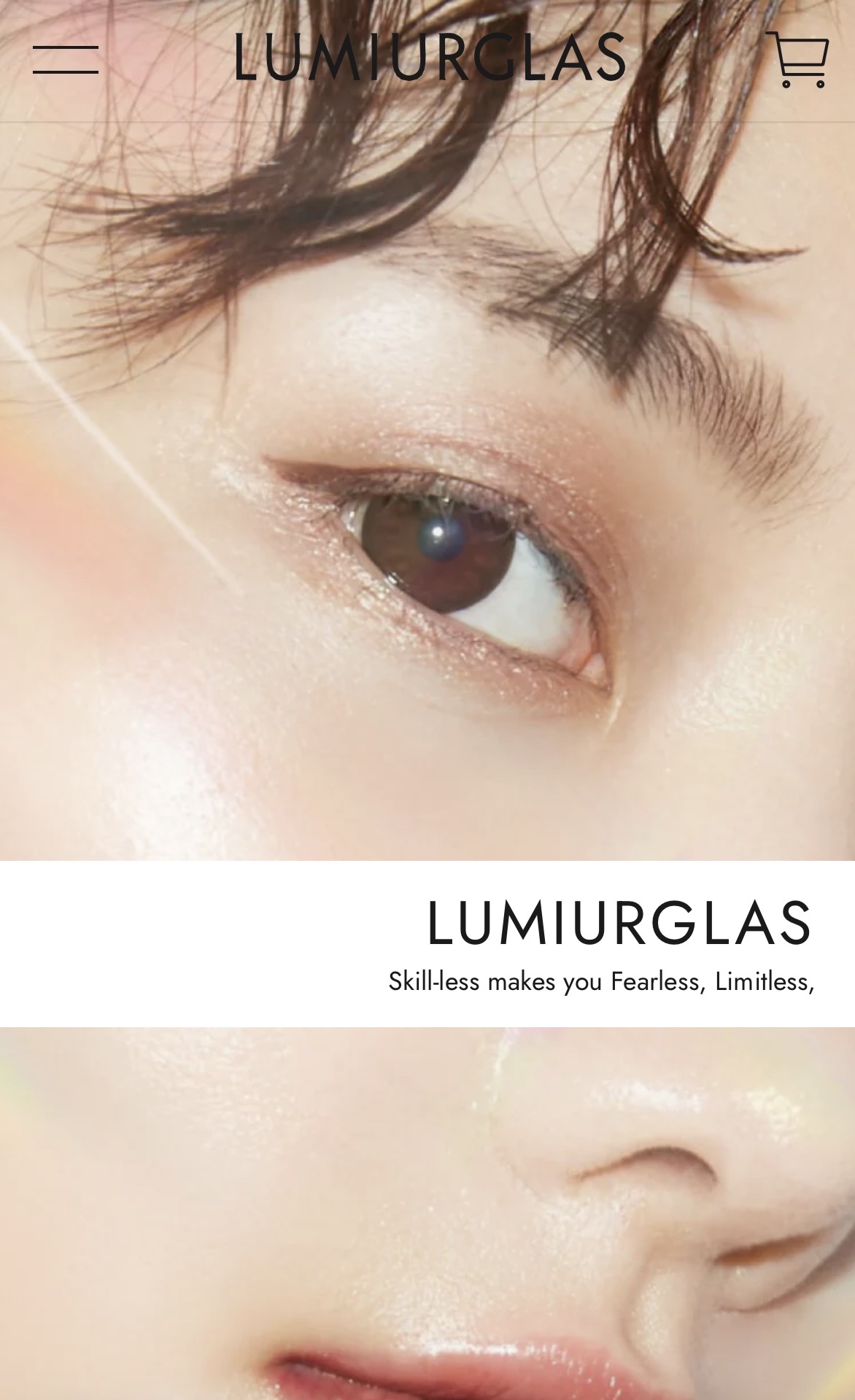 スキルレスアイラッシュ 02.ローストブラウン/LUMIURGLAS/マスカラを使ったクチコミ（3枚目）