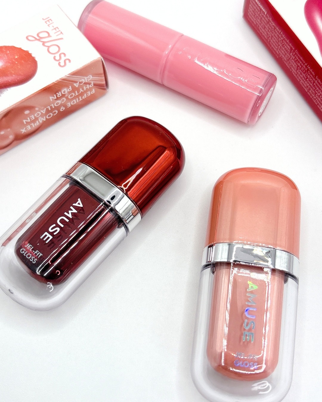 ジェルフィットグロス/AMUSE/リップグロスを使ったクチコミ（1枚目）