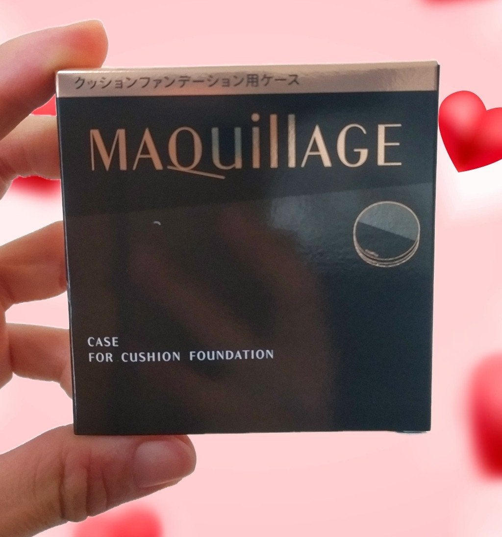 ドラマティックエッセンスクッション グロウ/マキアージュ/クッションファンデーションを使ったクチコミ(2枚目)