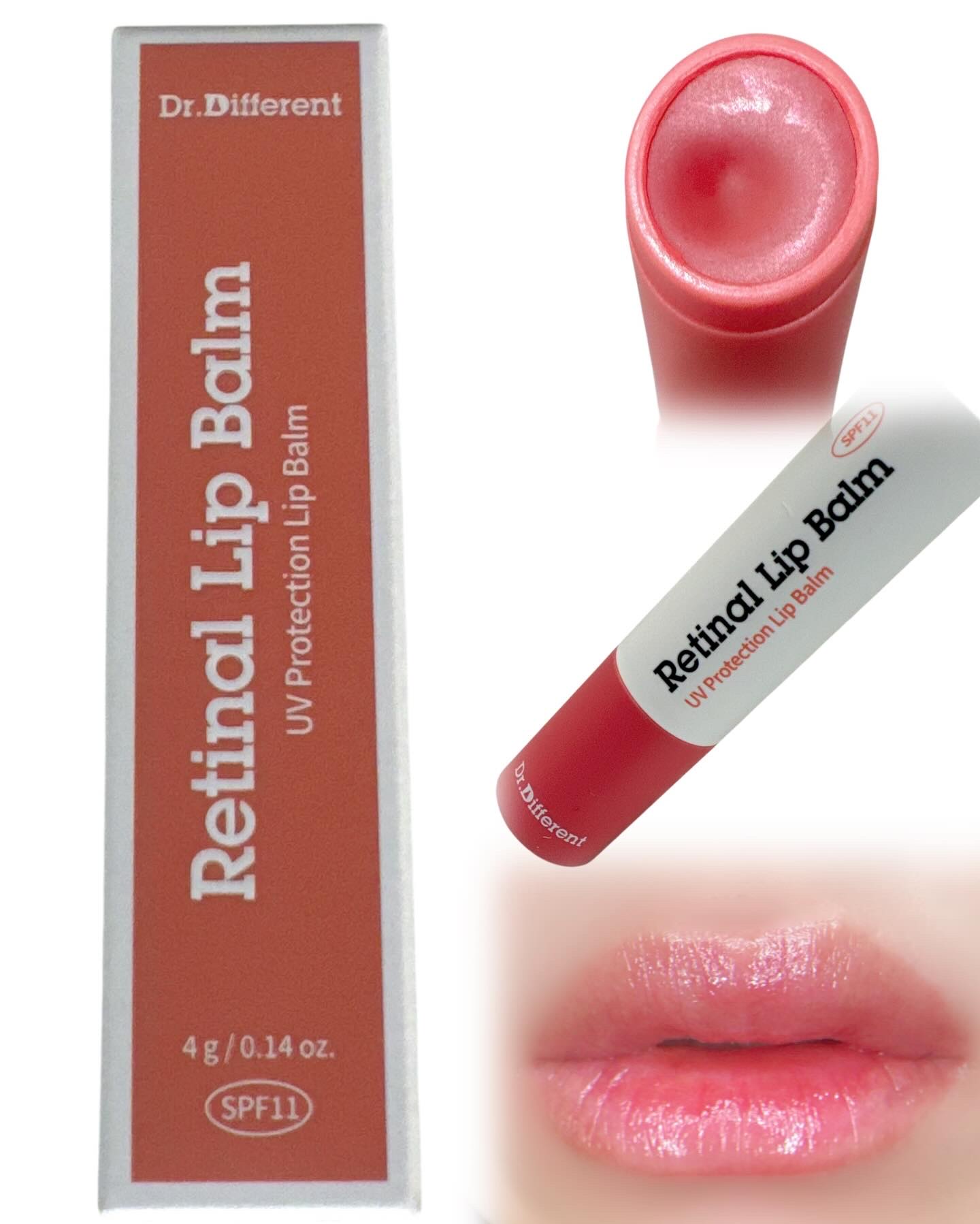 レチナールリップバーム/Dr.Different/リップバームを使ったクチコミ（3枚目）