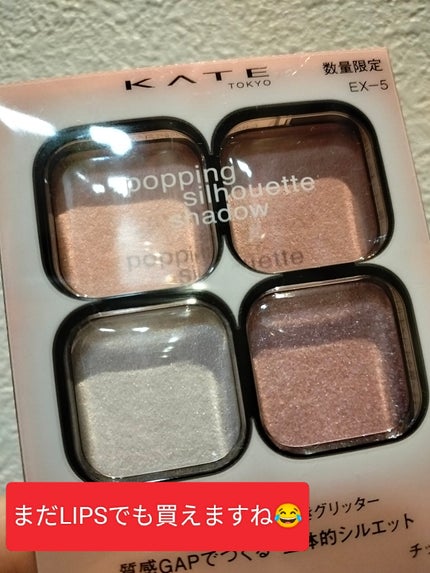 ケイト ポッピングシルエットシャドウ/KATE/アイシャドウパレットを使ったクチコミ(1枚目)