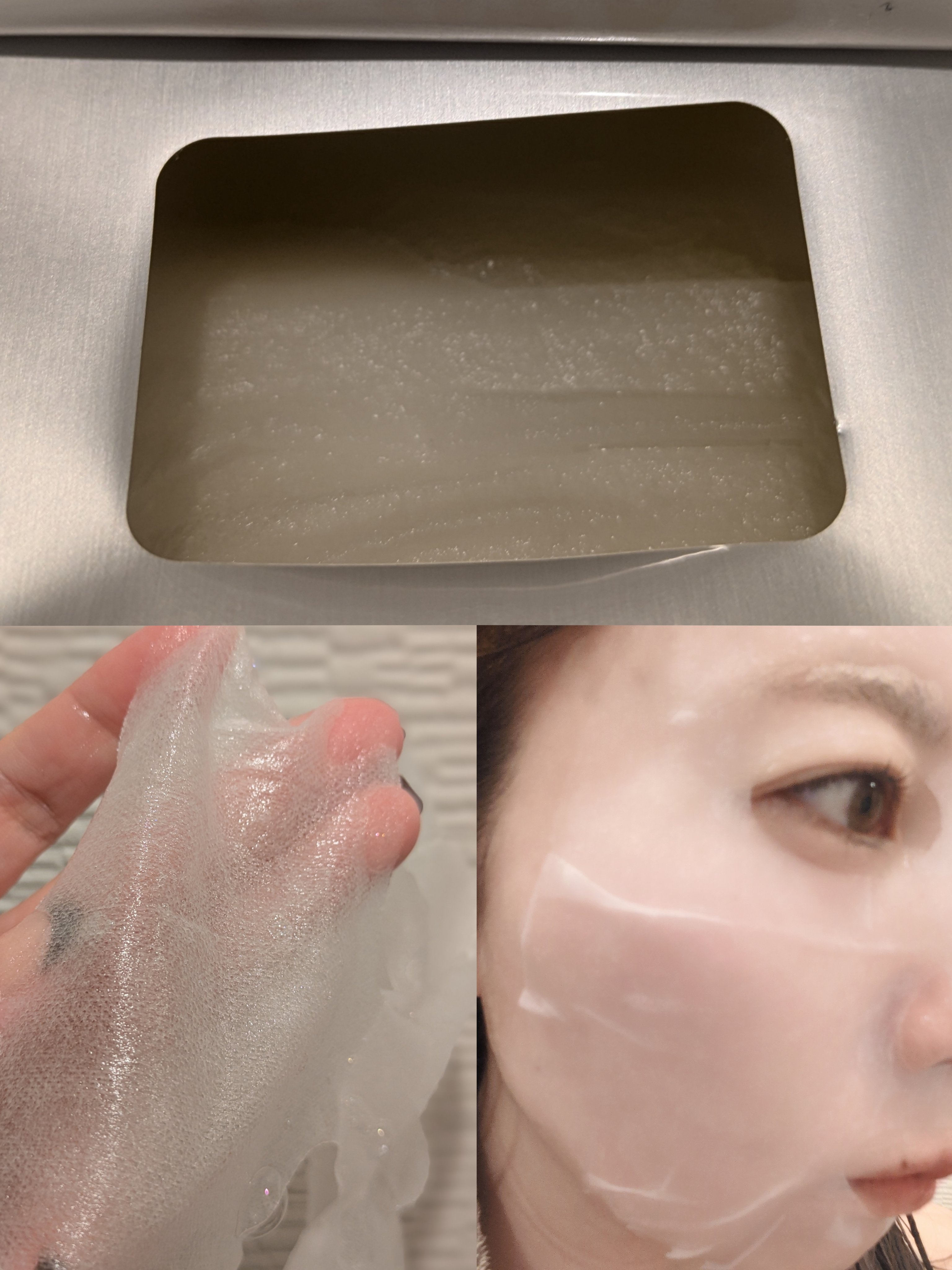 ビタミンC(*⁶)パンテノールマスク/MIJIN COSMETICS/シートマスク・パックを使ったクチコミ（2枚目）