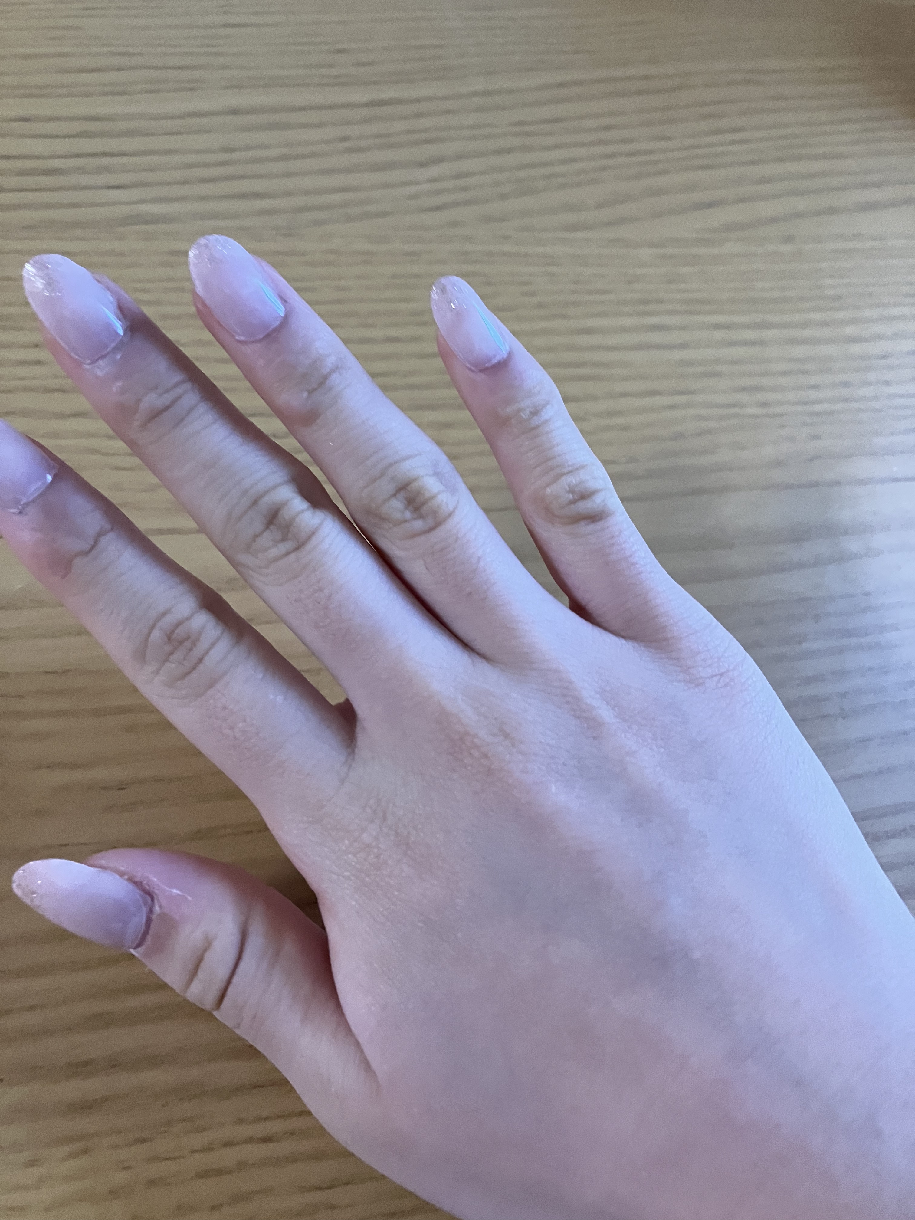 ネイルチップ（ハンド） パールピュアベージュ/DAISO/ネイルチップ・パーツを使ったクチコミ（2枚目）