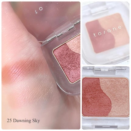 ペタル フロート アイシャドウ/to/one/アイシャドウパレットを使ったクチコミ(2枚目)