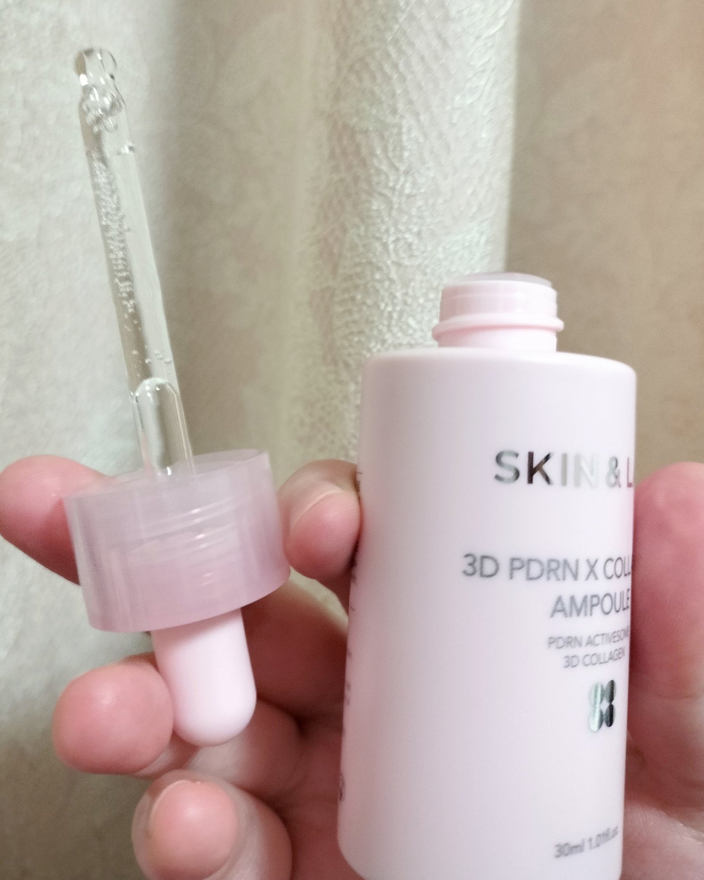 3D PDRN X コラーゲンアンプル/SKIN&LAB/美容液を使ったクチコミ(3枚目)