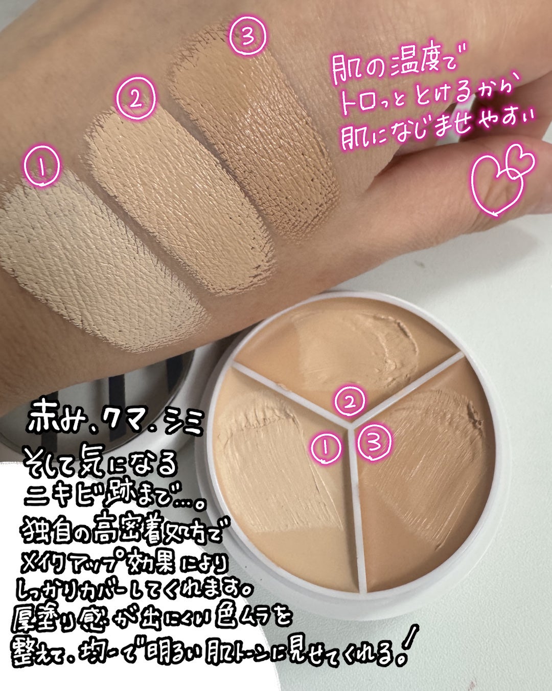 カバーアッププロコンシーラー/TFIT/パレットコンシーラーを使ったクチコミ(2枚目)