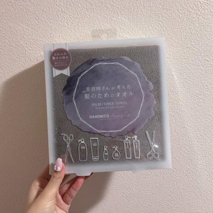 ヘアドライマイクロファイバータオル セサミ/ハホニコハッピーライフ/ヘアケアグッズの画像