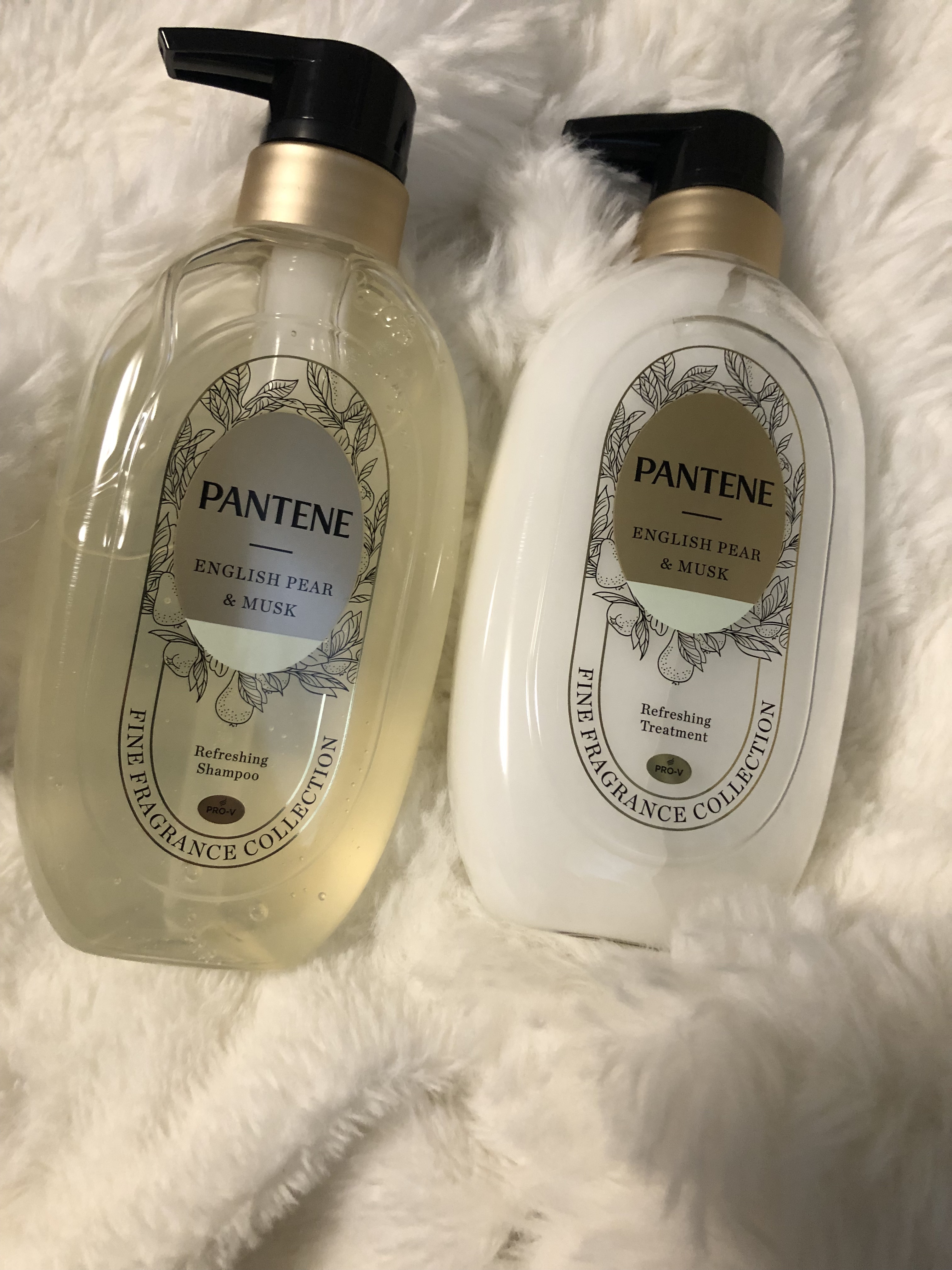 パンテーン / ファインフレグランスコレクション イングリッシュペアー＆ムスクの香り リフレッシングシャンプー／トリートメント/パンテーン/市販シャンプーを使ったクチコミ（1枚目）