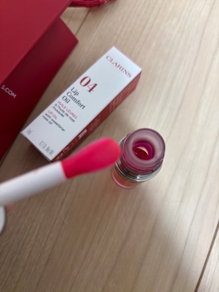 リップコンフォートオイル/CLARINS/リップグロスを使ったクチコミ(2枚目)