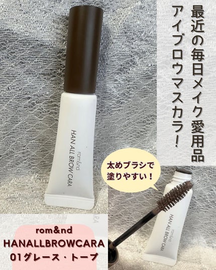 ハンオールブロウカラ/rom&nd/眉マスカラを使ったクチコミ(1枚目)