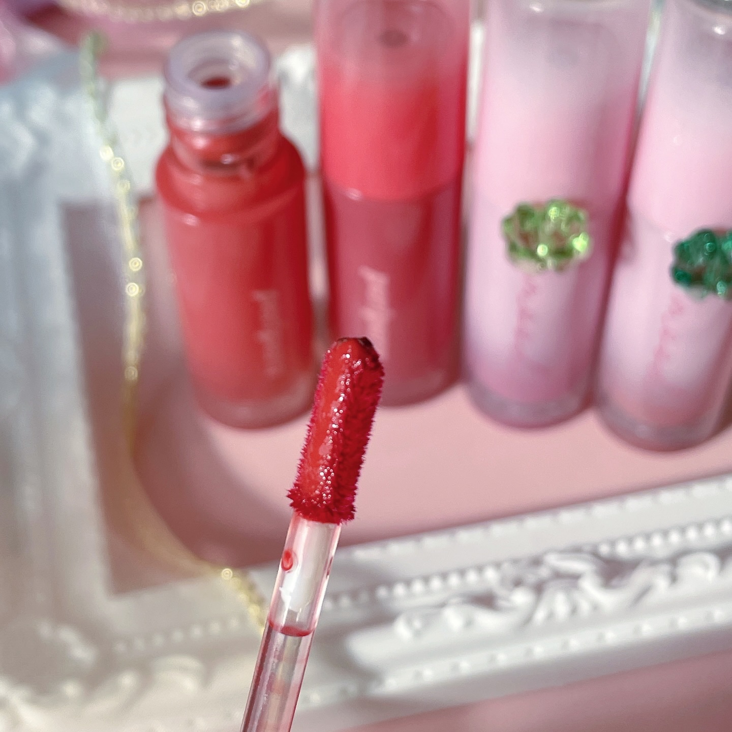 ペリペラ インク ムード グロイ ティント/PERIPERA/リップティントを使ったクチコミ（3枚目）