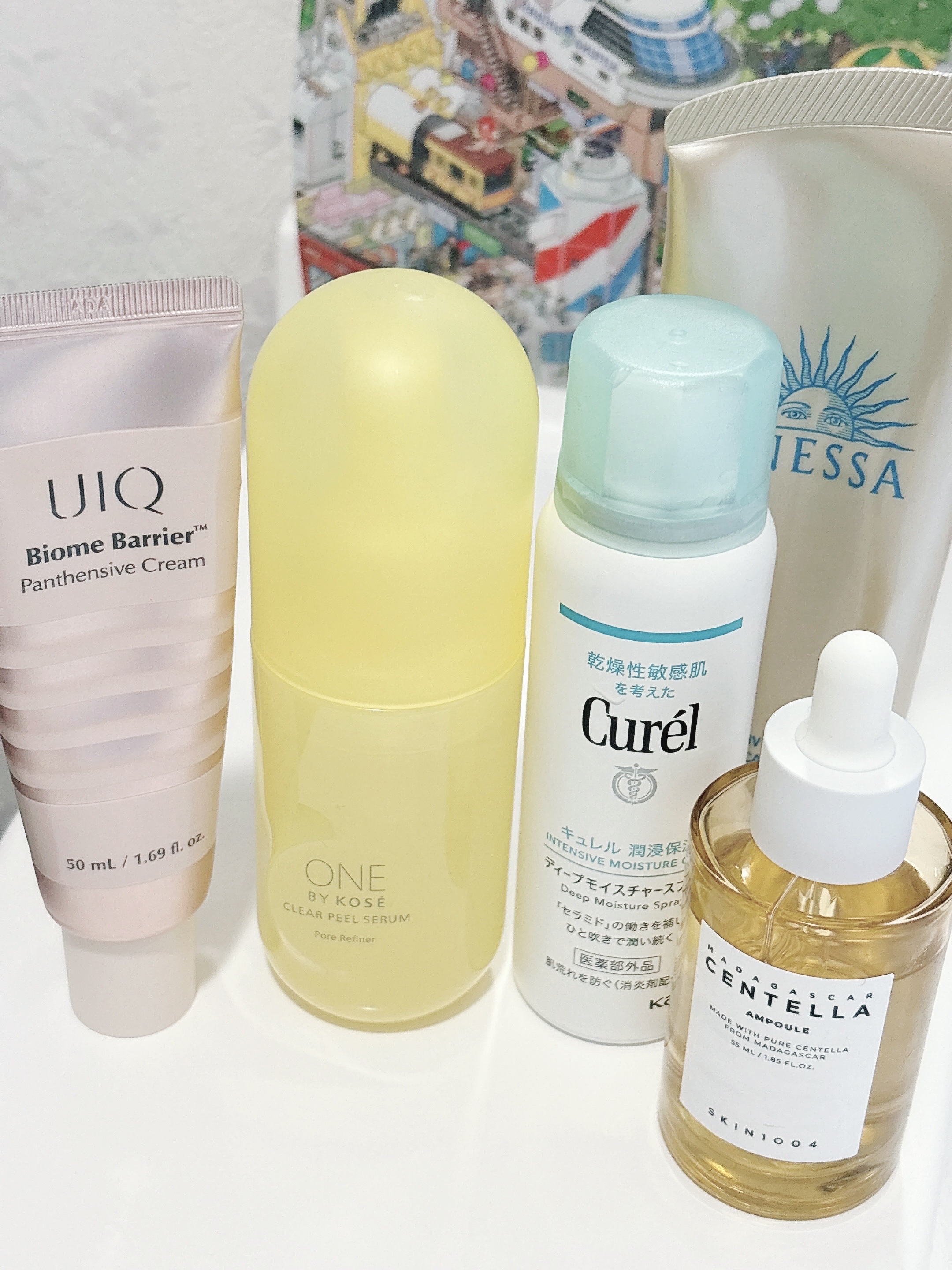 モーニングスキンケア☀️

ほっぺたのザラつきが気になるからONE BY KOSEのクリアピール セラム使った💛
痒みも赤みも出ないからお気に入り✨

ONE BY KOSE
クリアピール セラム
キュレル
ディープモイスチャースプレー
