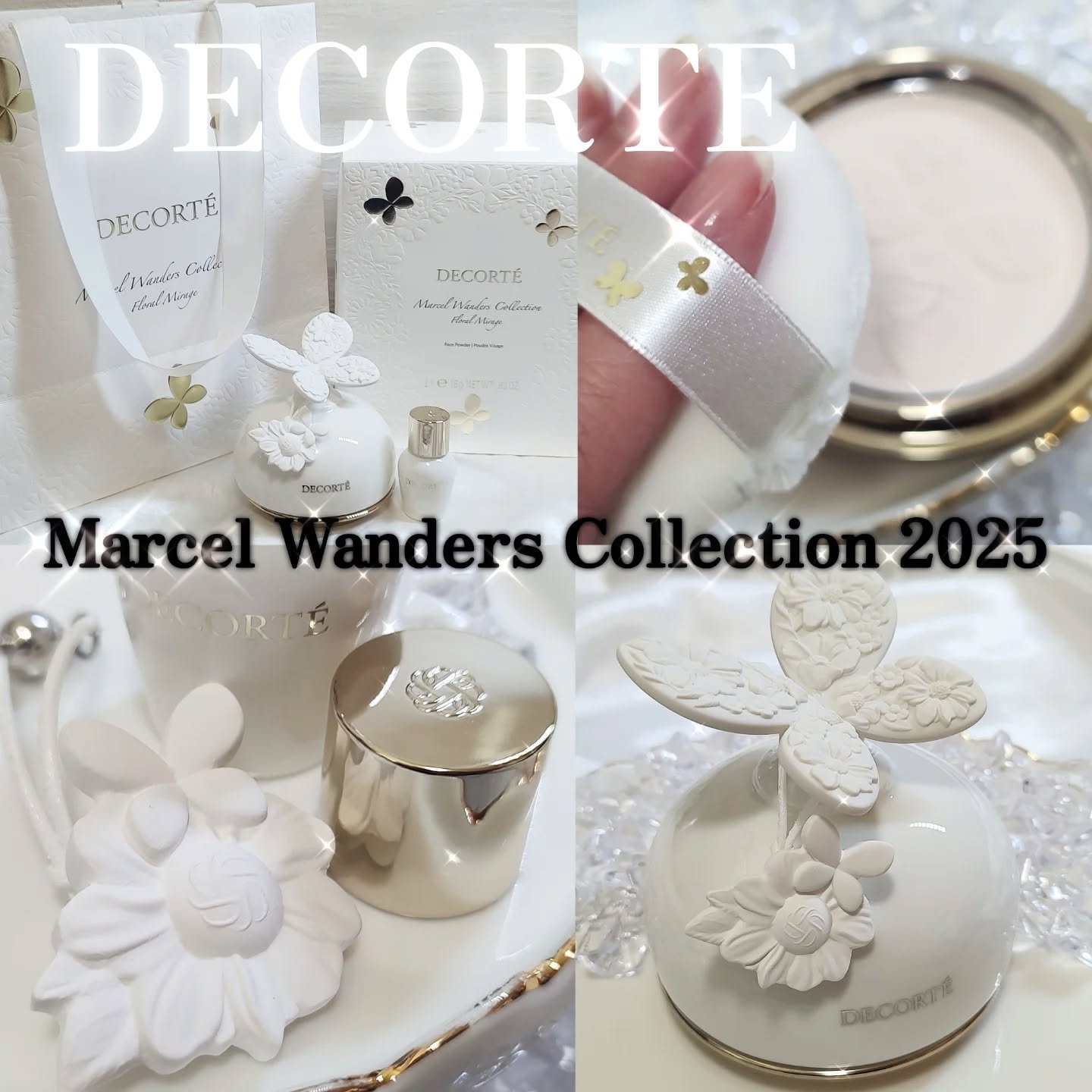 デコルテ✨
マルセル・ワンダース コレクション 2025
毎年このコレクションを楽しみにしているファンも多いですよね💓
このパウダーは、本当に仕上がりが美しくて大好き。
繊細でやわらかな粉質が、肌に溶け込むようになじみ、
ヴェールを纏った