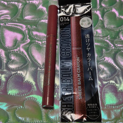 レブロン シアー バーム クレヨン 014 メランコリック ローズ/REVLON/口紅の画像