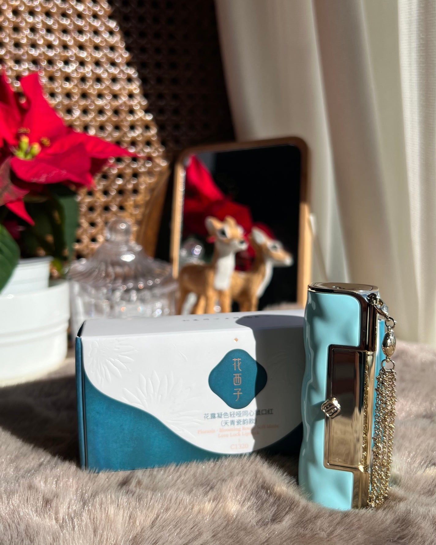 百花同心錠 彫刻リップ/花西子/口紅を使ったクチコミ(2枚目)