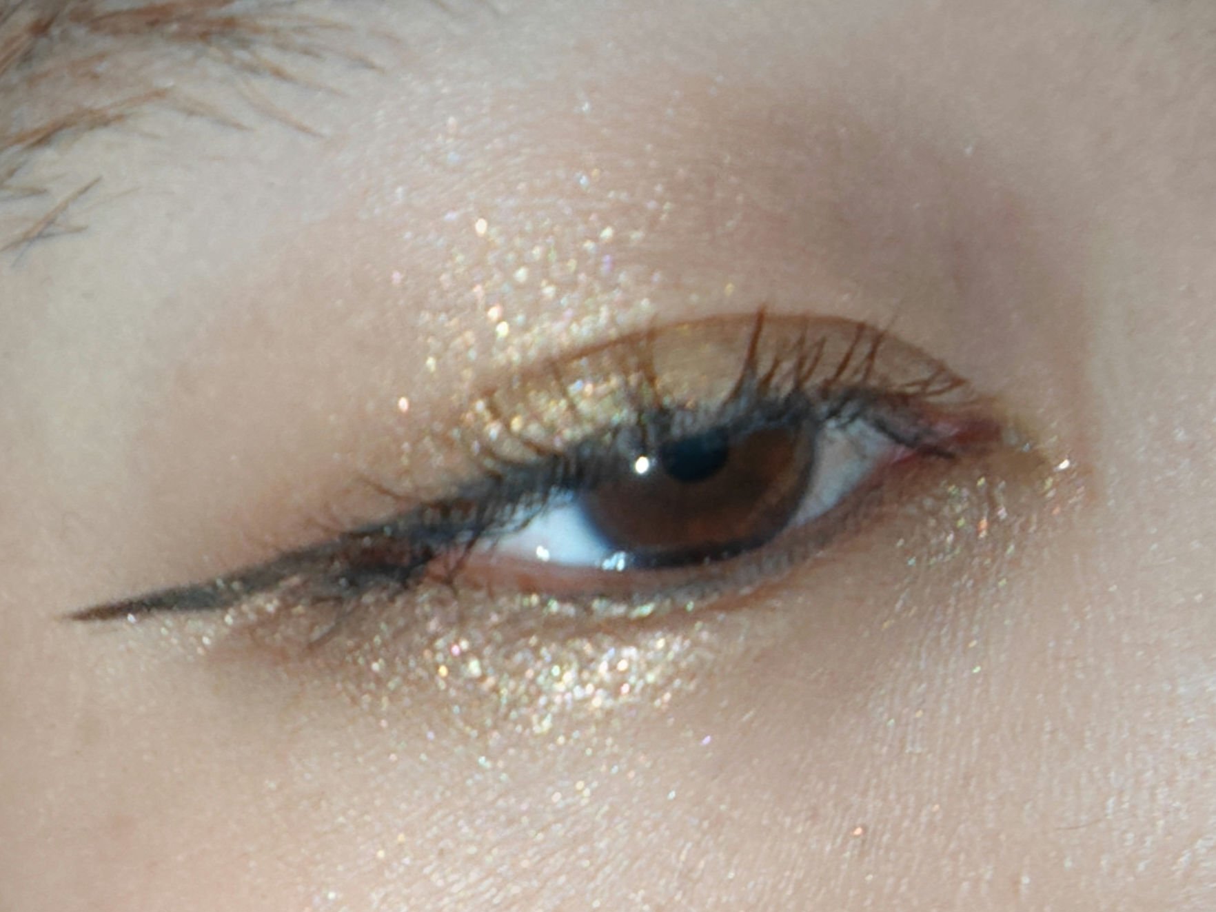 ヴィセ アヴァン シングルアイカラー 050 AMBER GOLD/Visée/単色アイシャドウを使ったクチコミ（3枚目）