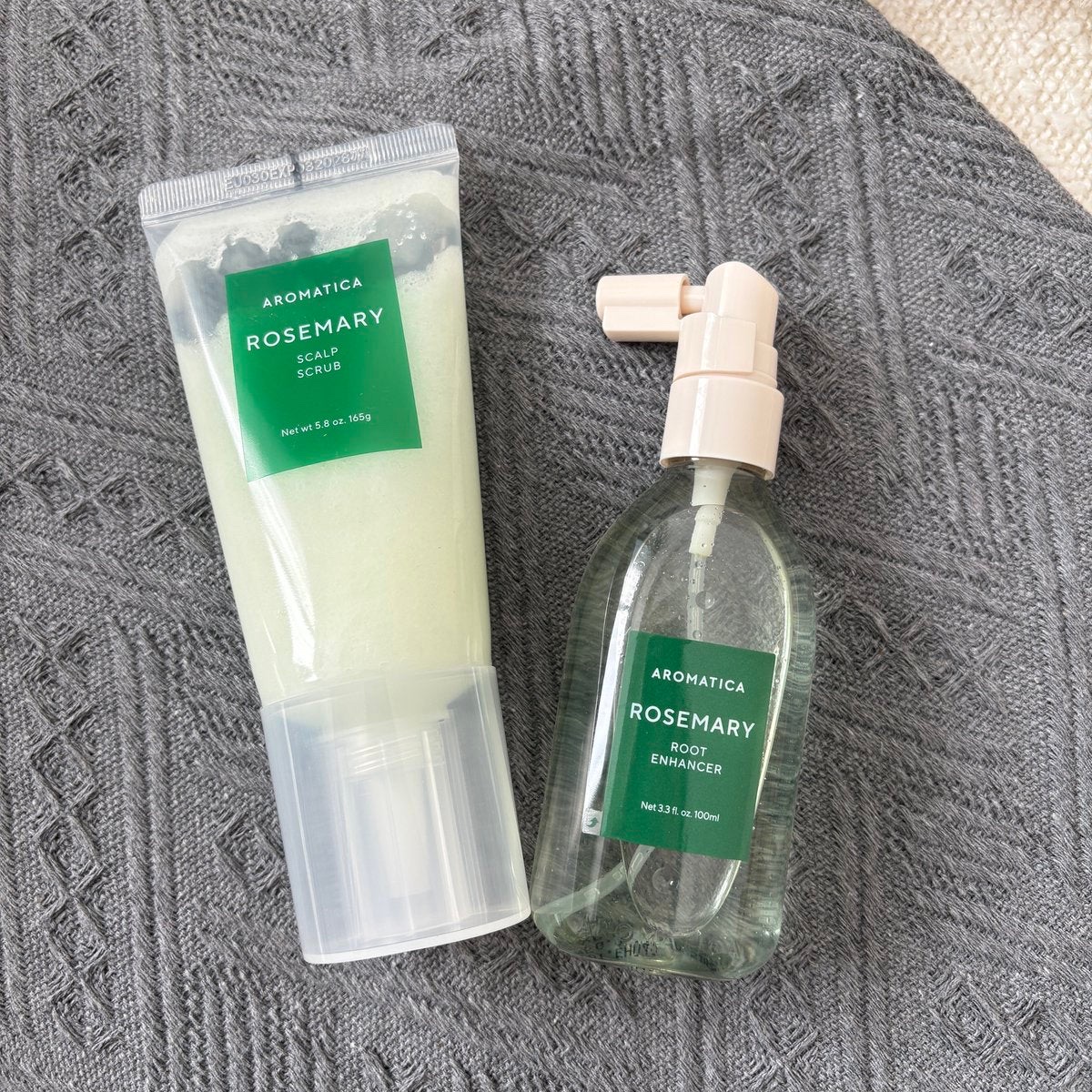 ローズマリー スカルプ スクラブ/AROMATICA/ヘッドスクラブを使ったクチコミ（1枚目）