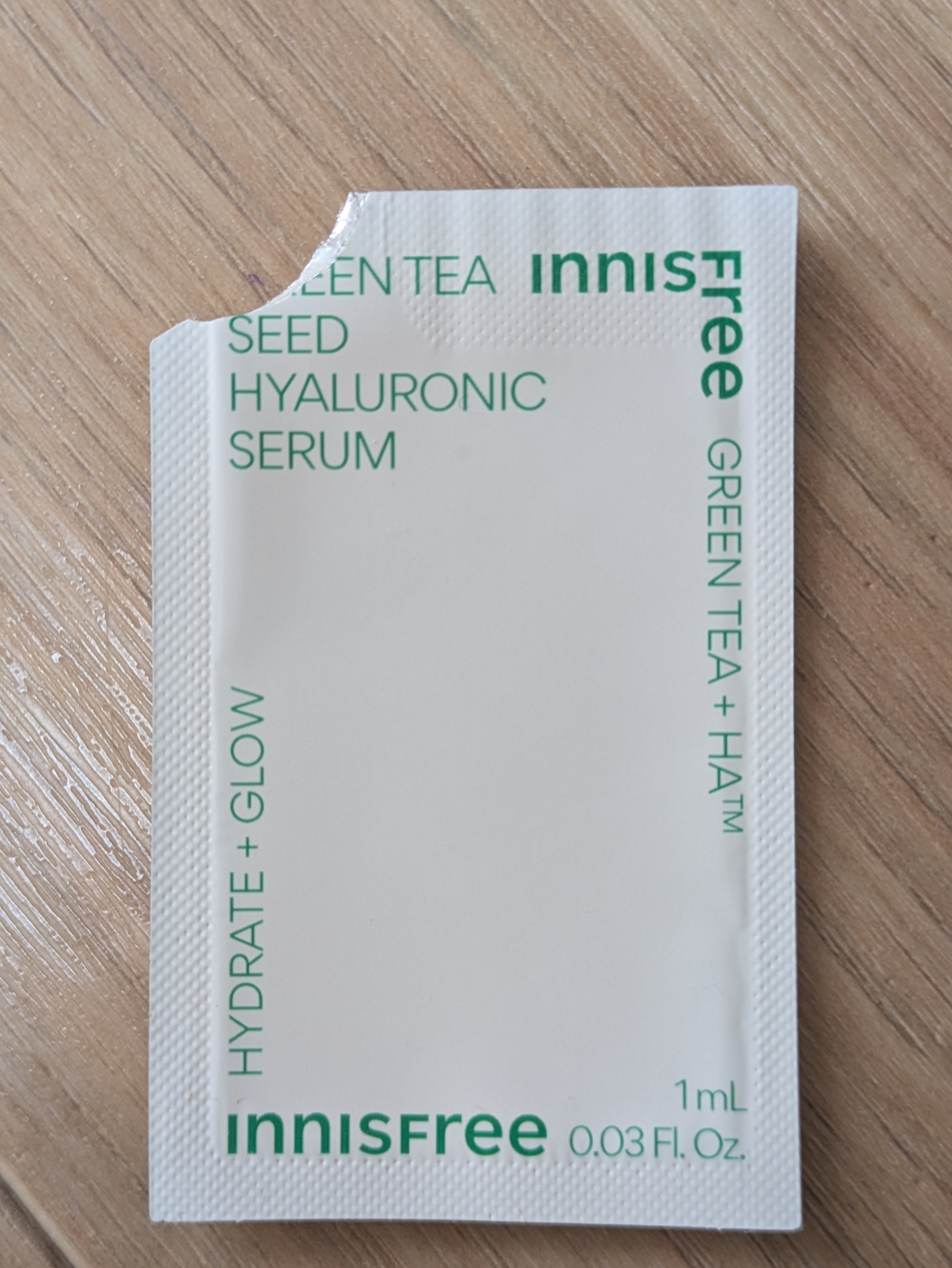 グリーンティーシード ヒアルロン セラム　/innisfree/美容液を使ったクチコミ（2枚目）