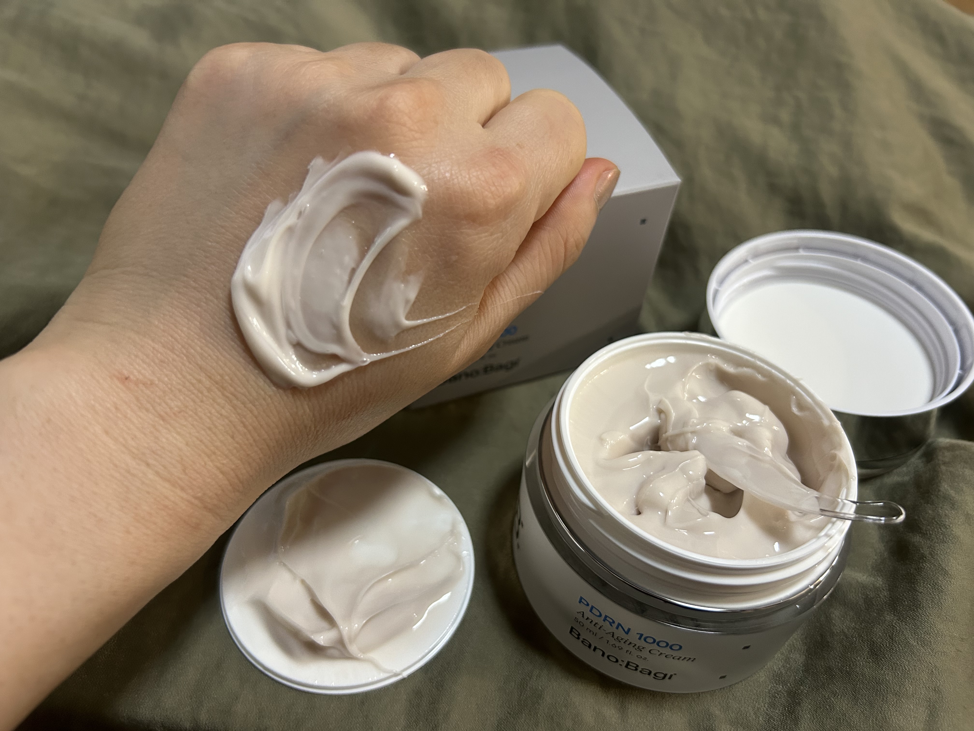 PDRNアンチエイジングクリーム/BANOBAGI/フェイスクリームを使ったクチコミ（3枚目）