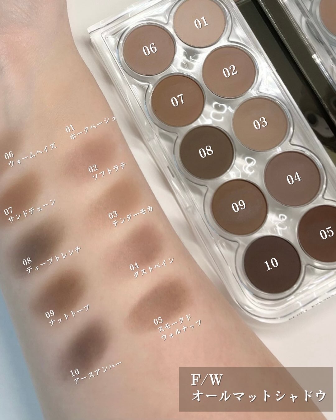 ライトオンアイズシャドウパレット/ルミル/アイシャドウパレットを使ったクチコミ(4枚目)